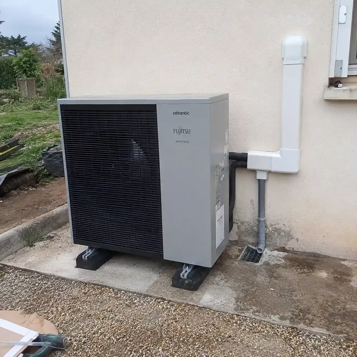 Image installation pompe a chaleur 2 services pompe a chaleur