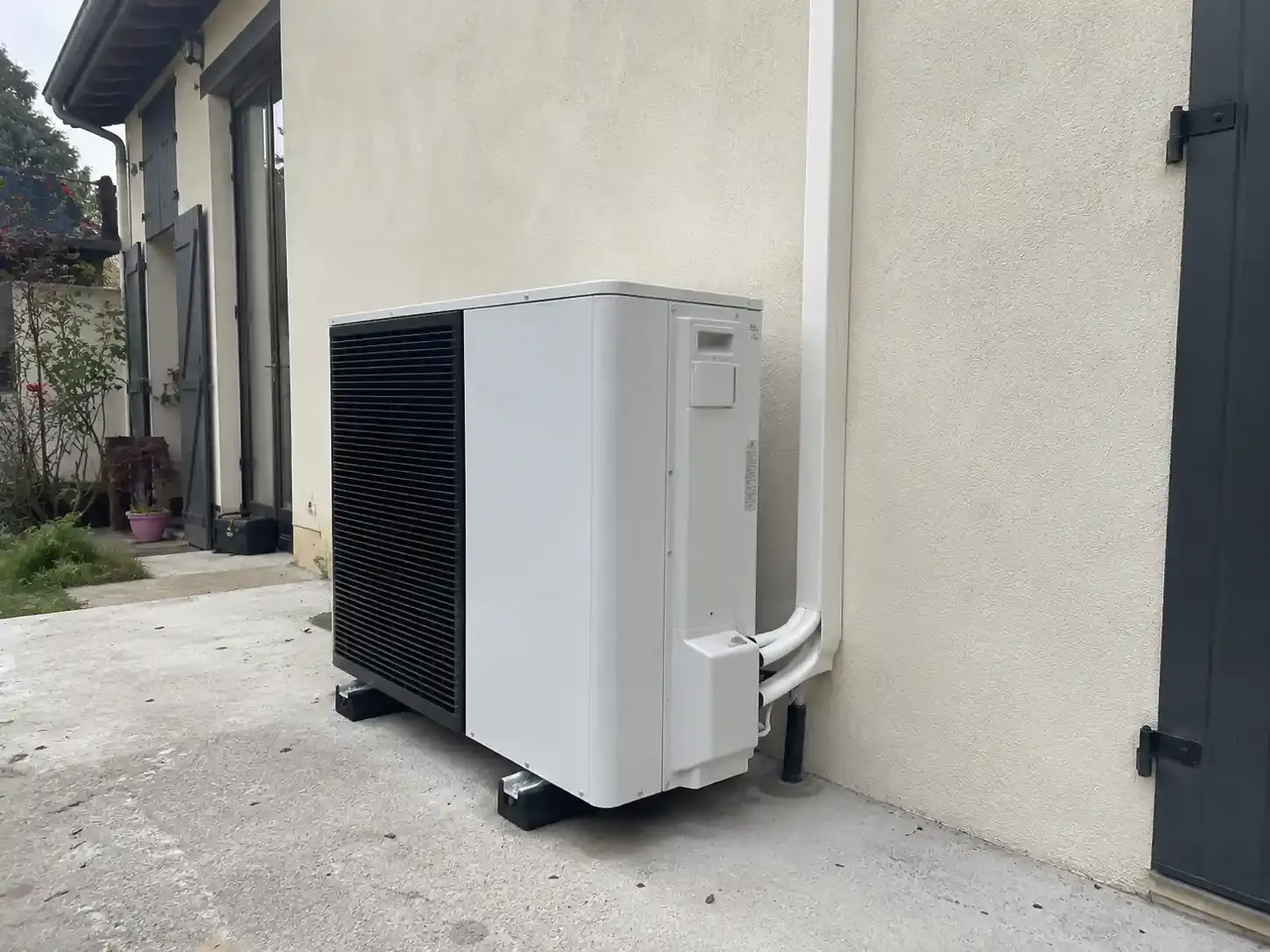 Image installation pompe a chaleur 4 services pompe a chaleur